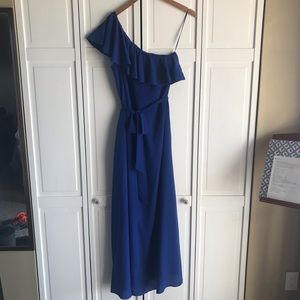 One shoulder maxi dress from Banana Republic